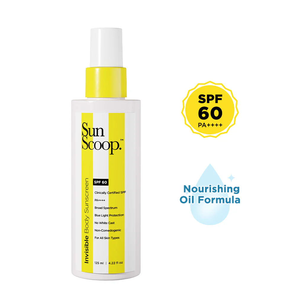 Invisible Sunscreen Spray for Body | SPF 60, PA++++ (125ml) - Image 2