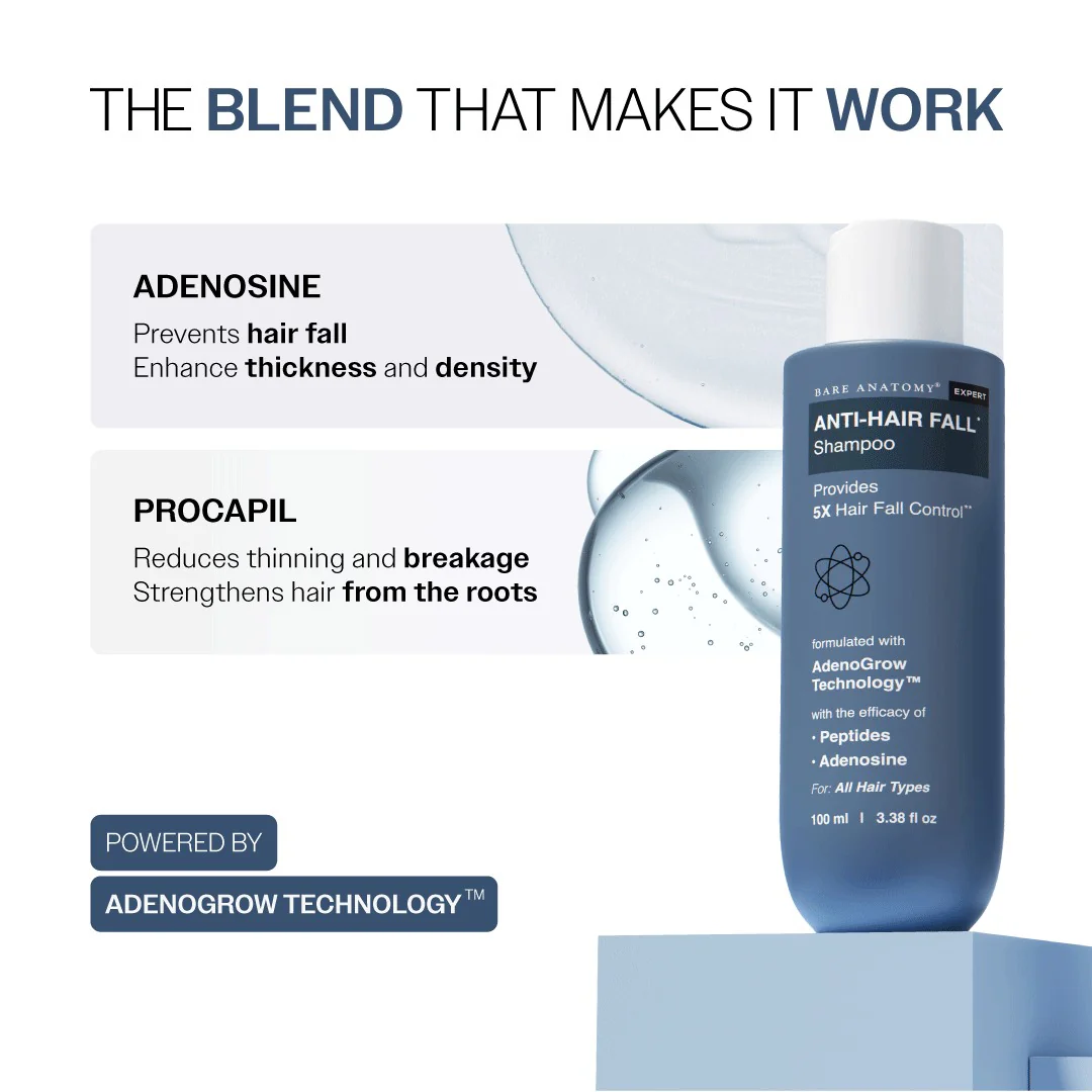 Hair Fall Control Shampoo with Peptides - 100 ml - Image 4
