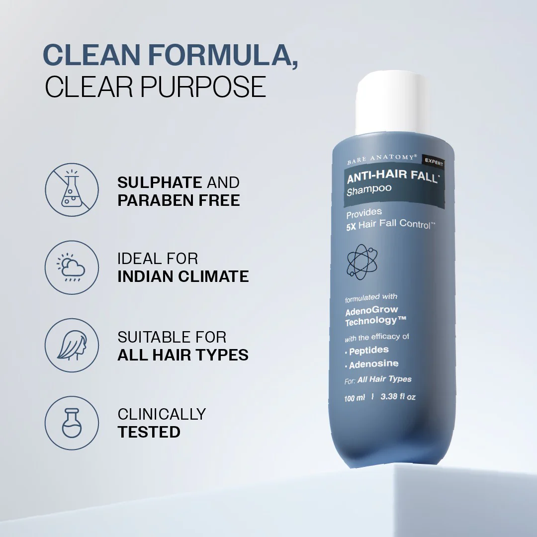 Hair Fall Control Shampoo with Peptides - 100 ml - Image 7