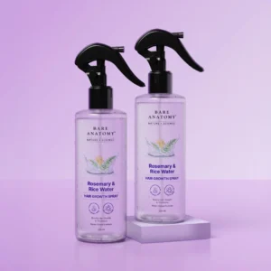 Rosemary & Rice Water Hair Growth Spray - 200 ml | Pack of 2